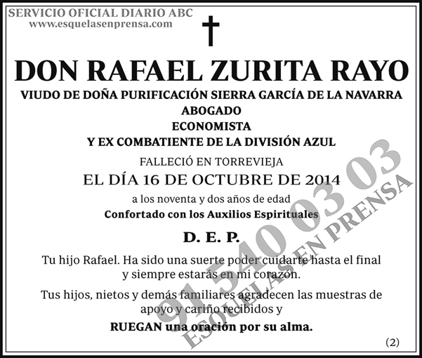 Rafael Zurita Rayo